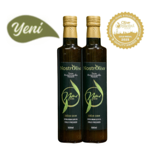 Altın Ödüllü Nostroliva Premium Domat Yeni Mahsul Zeytinyağı 500ml 2'li Fırsat Paketi S.K.T:11.2027